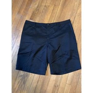 Adidas Climalite Mens Black Flat Front Stretch Athletic Golf Shorts Size 42